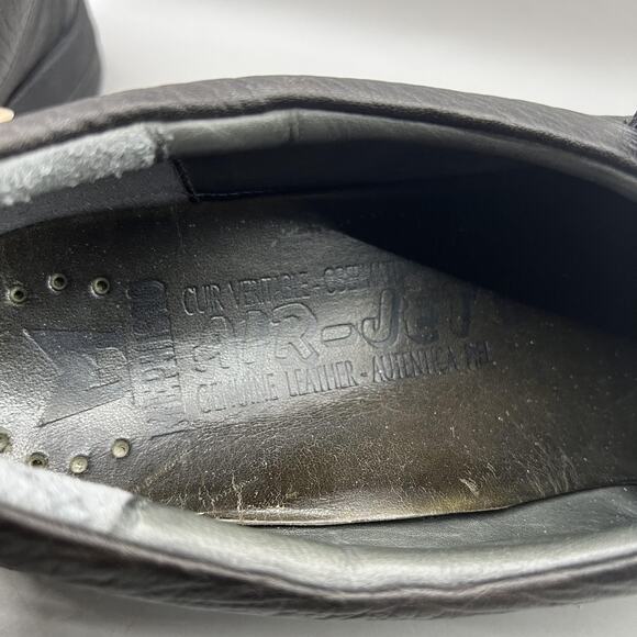 Mephisto Air-Jet Slip On Loafers Men Size 11 Black Leather Comfort Low Top Shoes - Picture 9 of 9